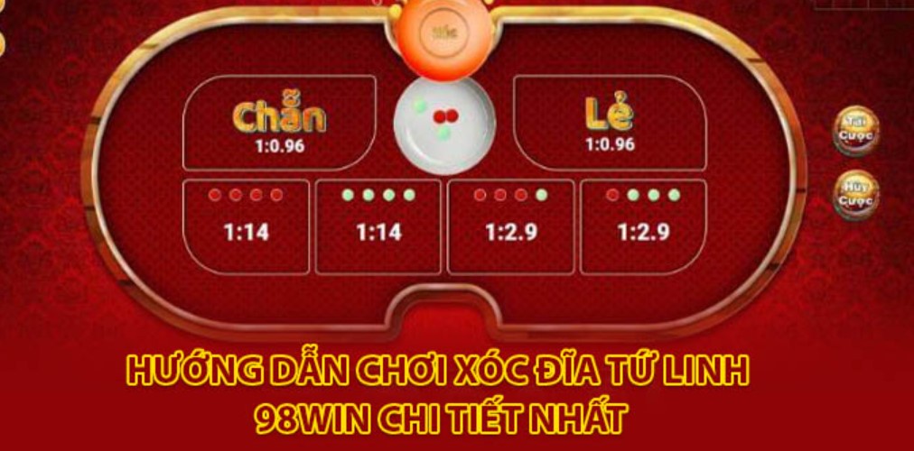 Chia sẻ kinh nghiệm chơi game xóc đĩa đổi thưởng bất bại tại 98Win