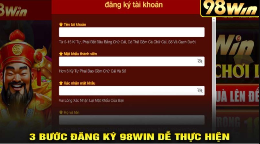 FAQ - câu hỏi thường gặp đăng ký 98Win nhà cái